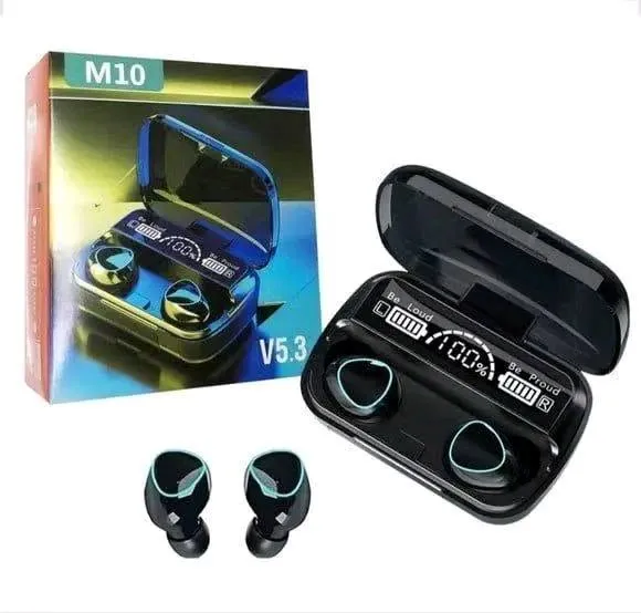 M10 wireless Earbuds with Power Bank