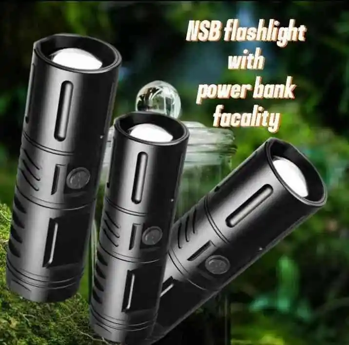 NSB flashlight with power bank facality